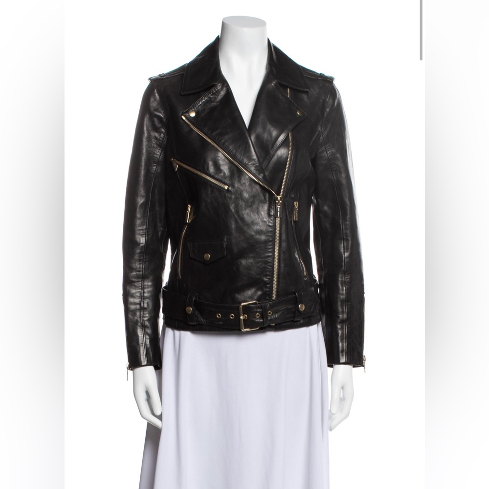 Anine Bing lamb leather jacket